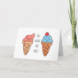 Du machst mich zum sonnigen Valentinstag Karte