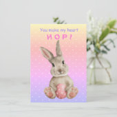 Du machst mir ein Herz-HOP! Bunnies und Chicks (Stehend Vorderseite)