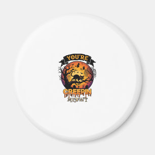 Du machst mir Halloween Angst Schwarze Katze Vollm Magnet