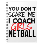 Du machst mir keine Angst, dass ich Mädchen im Net Notizblock (Vorderseite)