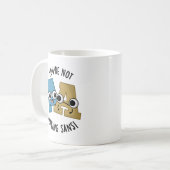 Du machst Sans keine lustigen Schriftart Puns Kaffeetasse (Vorderseite Links)