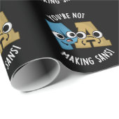 Du machst Sans nicht lustigen Schriftart Puns Dark Geschenkpapier (Rolleneckpunkt)