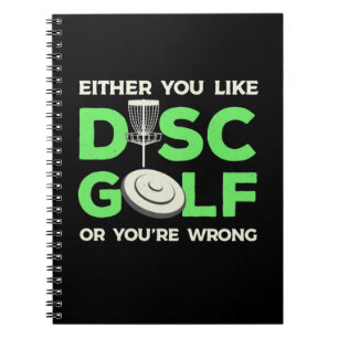 Du magst Disc Golf Notizblock