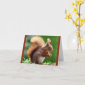 Du magst Nüsse. Karte (Gelbe Blume)