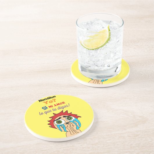 Du Mandilon? Getränkeuntersetzer (Seite)