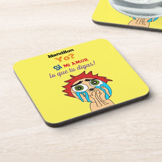 Du Mandilon? Getränkeuntersetzer (Linke Seite)