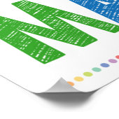 Du matchst Rainbow-Klassenposter Poster (Ecke)