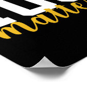 Du Matter School Funny Teacher Therapeut Poster (Ecke)