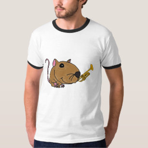DU, Maus, die ein Trompete-Shirt spielt T-Shirt