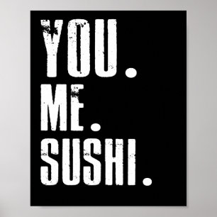 Du Me Sushi Addict Food Lover Poster