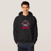 Du Me Wine Happy Hoodie (Vorne ganz)