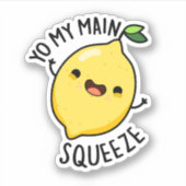 Du mein Haupt Squeeze Funny Lemon Pub Aufkleber (Vorderseite)