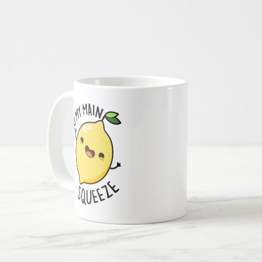 Du mein Haupt Squeeze Funny Lemon Pub Kaffeetasse (Vorderseite Links)