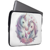 Du, meine Liebe, bist ein echtes Einhorn Laptopschutzhülle (Vorne Rechts)