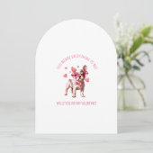 Du meinst alles zu mir, sei mein Valentine Einladung (Stehend Vorderseite)