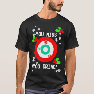 Du Miss Game, du trinkst Spiel hässlich Weihnachte T-Shirt