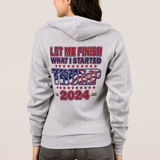 DU-MISS-ME-YET-TRUMP HOODIE (Rückseite)