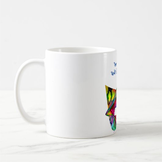 Du musst Christus werden Kaffeetasse (Links)