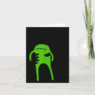 Du musst den Frosch akzeptieren Lustiger Meme-Spru Karte