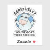 Du musst lustige Tierpuppen töten Aufkleber (Blatt)