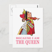 DU MUSST MICH OBEY SEIN, WEIL ICH DIE KINDER BIN POSTKARTE (Vorne/Hinten)