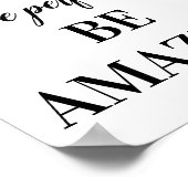 Du musst nicht perfekt sein, um phantastisch zu se poster (Ecke)