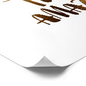 Du musst nicht perfekt sein, um phantastisch zu se poster (Ecke)