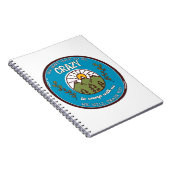 Du musst nicht verrückt sein, um mit uns zu zelten notizblock (Rechte Seite)