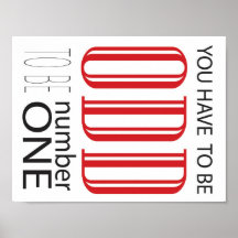 Du musst seltsam sein, Nummer eins zu sein