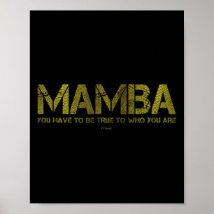 Du musst wahrhaftig sein, wer du bist Basketball M Poster