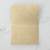 Du Mystère des Cathédrales Note Karte (Innenseite)