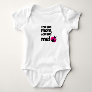 Du nervst Mama, du nervst mich – Marienkäfer-Baby- Baby Strampler