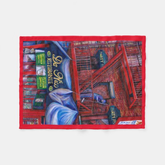  du nicht rote Farbe? Fleecedecke (Vorderseite (Horizontal))