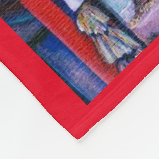  du nicht rote Farbe? Fleecedecke (Ecke)