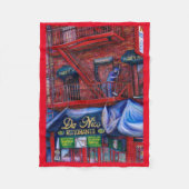  du nicht rote Farbe? Fleecedecke (Vorderseite)