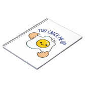 Du nimmst mir einen lustigen Eierpuffer Notizblock (Linke Seite)