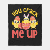 Du nimmst mir Osterstäbchen auf Fleecedecke (Vorderseite)