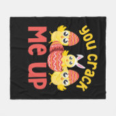 Du nimmst mir Osterstäbchen auf Fleecedecke (Vorderseite (Horizontal))