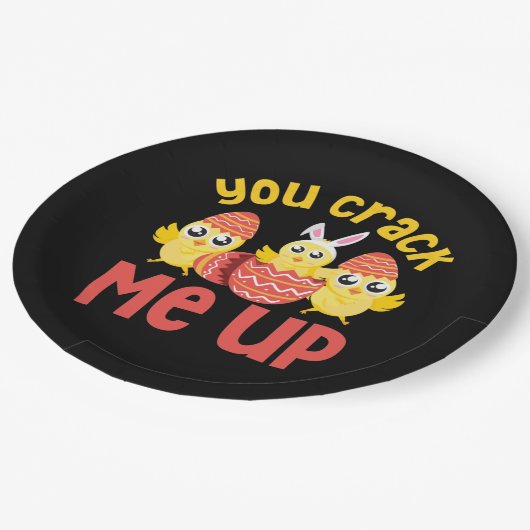 Du nimmst mir Osterstäbchen auf Pappteller (Schrägansicht)