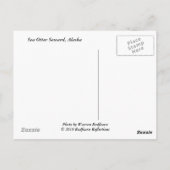 Du Otter bist hier Postkarte (Rückseite)