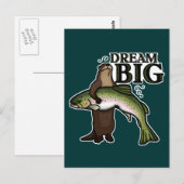 Du Otter Dream Big Postkarte (Vorne/Hinten)