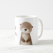 Du Otter Sei Mein Freund Tier Kaffeetasse (VorderseiteRechts)