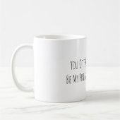 Du Otter Sei Mein Freund Tier Kaffeetasse (Links)
