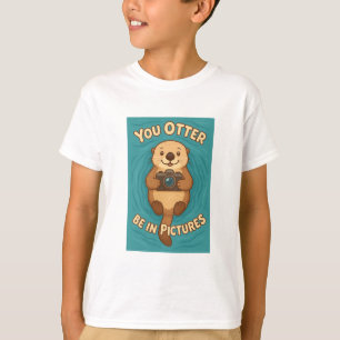 Du Otter solltest im Bild sein – Kamera-liebender T-Shirt