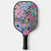 Du Pasquier Geometrics Revisited Pickleball Schläger (Rückseite)