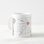 Du Pont Brunnen-Tasse Kaffeetasse (Vorderseite Links)