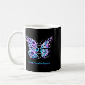 Du Prävention Semikolon Schmetterling Kaffeetasse (Links)