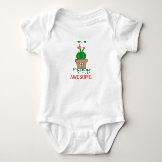 Du prickst Phantastisch Baby Strampler (Vorderseite)