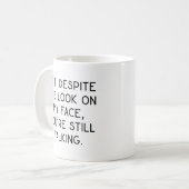 Du redest noch. kaffeetasse (Vorderseite Links)