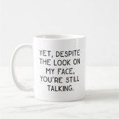 Du redest noch. kaffeetasse (Links)